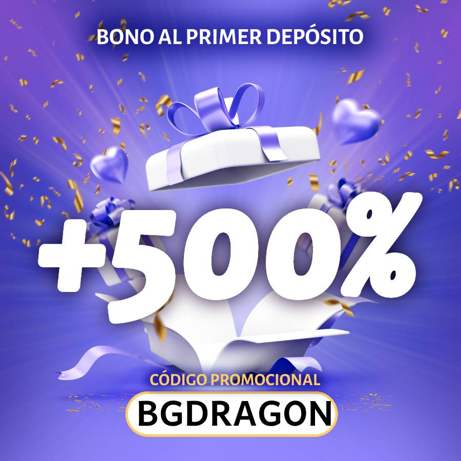 Bono +500 % con código BGDRAGON en Golden Dragon Deluxe
